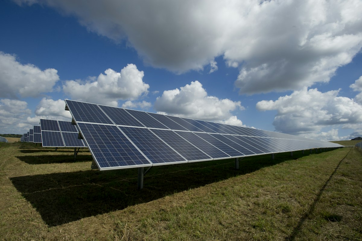 Parc solaire dans le sud de la France